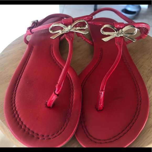 kate spade Shoes - Kate Spade Red Tracie Sandal
